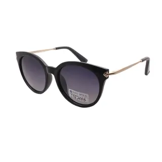 New Designer Custom Logo Retro Fashion Black Glasses Metal Temples UV400 Polarized Sunglasses